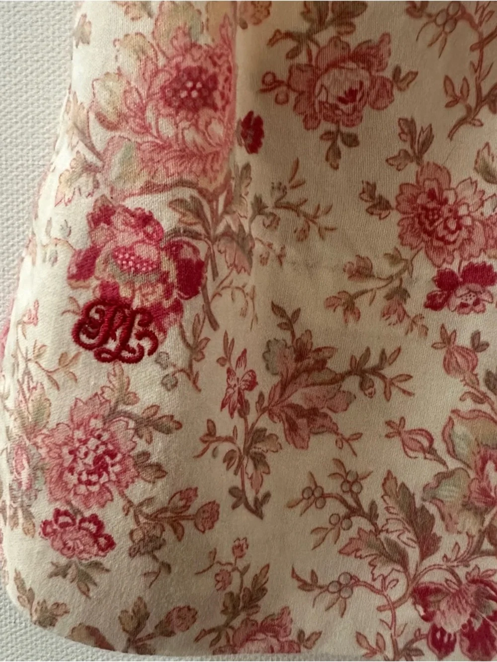 Ralph Lauren 6-9 Months Baby Girl Cream Pink Floral Dress
